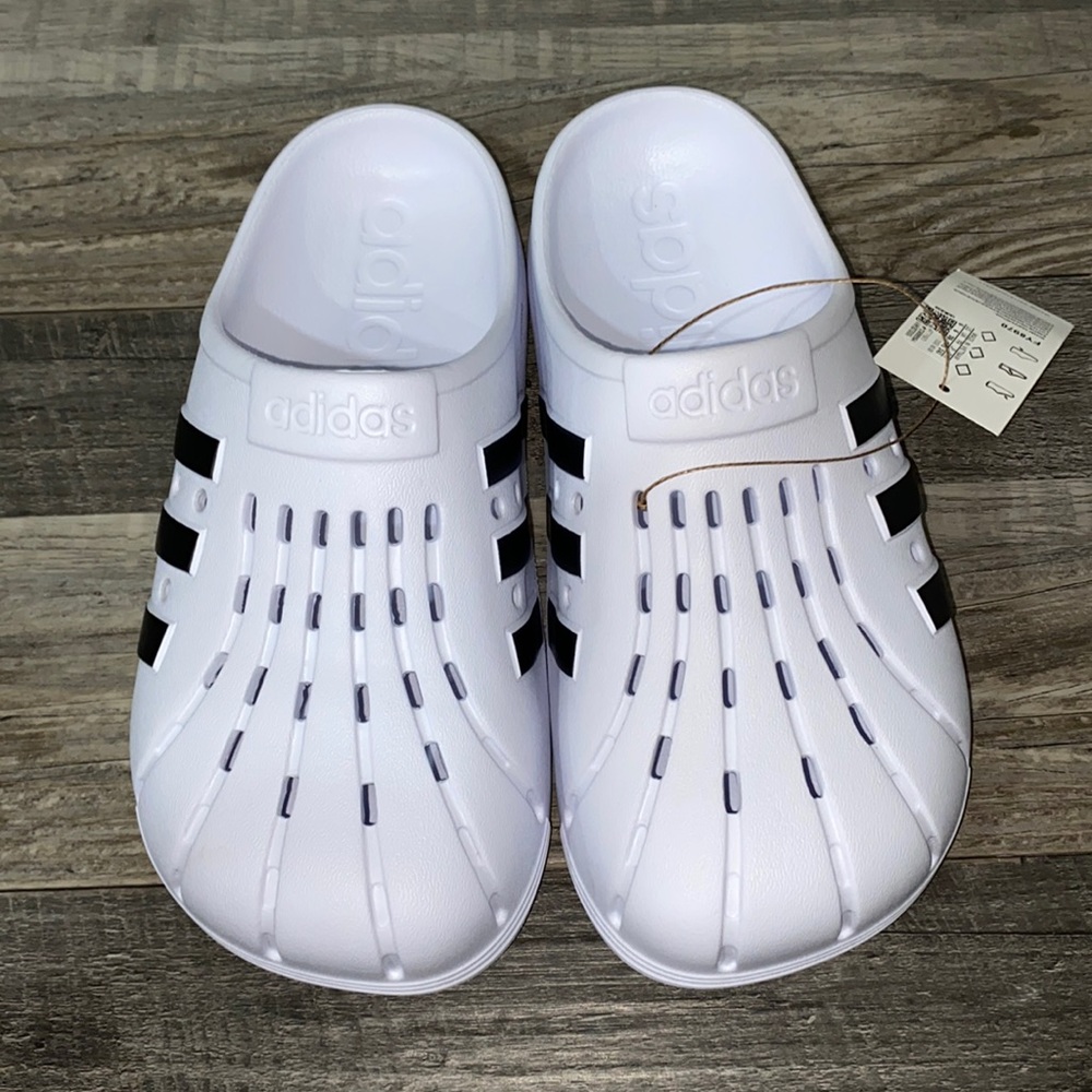 SOLD!!! ADILETTE CLOGS- Size 6 Men. NEW